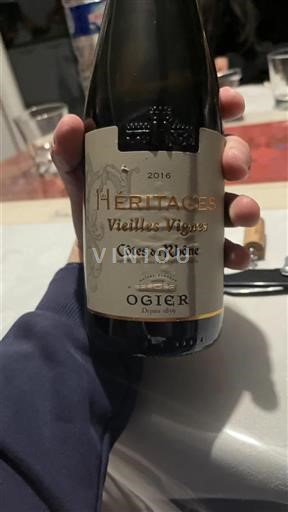 Rhône-dalen Côtes-du-Rhône Domaine Ogier Héritages Vieilles Vignes 2016