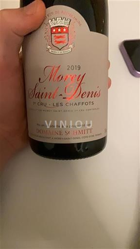 Bourgogne Morey-saint-denis Premier Cru Domaine Schmitt Les Chaffots 2019