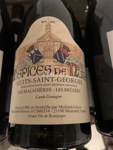 Bourgogne Nuits-Saint-Georges Grand Cru Hospices De Nuits Grangier 2020