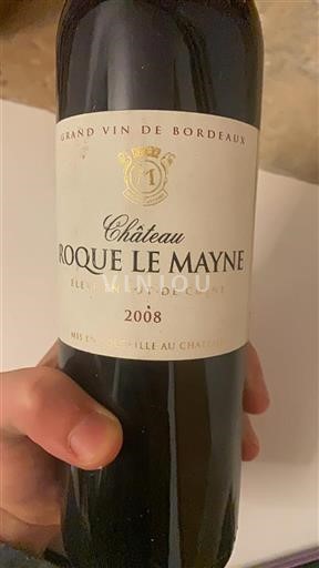 Bordeaux Ikke specificeret Château Roque Le Mayne 2008