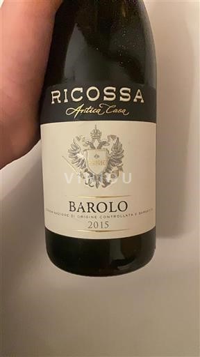 Piémont Barolo Ricossa Antica Casa 2015