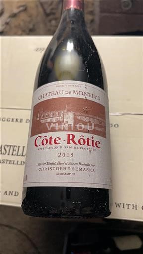 Rhônedalen Côte-rôtie Château Montlys 2018