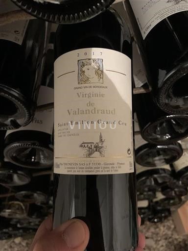 Burdeos Saint-Émilion Grand Cru Virginie De Valandraud 2017