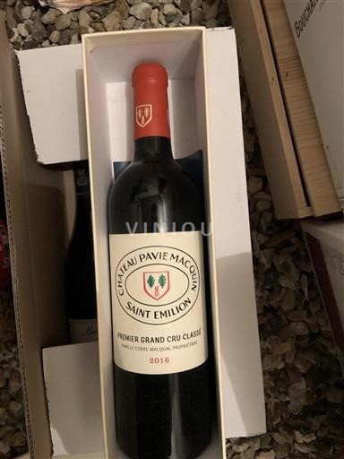 Bordeaux Saint-Émilion Grand Cru Château Pavie Macquin 2016