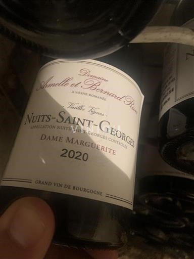 Borgogna Nuits-Saint-Georges Armelle Et Bernard Rion Dame Marguerite 2020