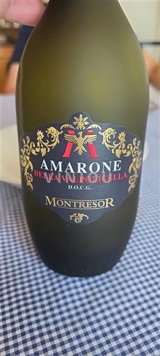 Vin Rouge sec Montresor 2021 Italie Vénétie Amarone della Valpolicella