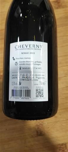 Loirevallei Cheverny Laurent Pasquier 2022