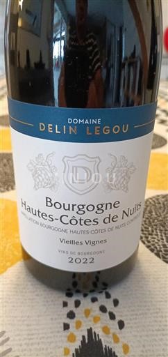 Borgogna Hautes Côtes de Nuits Delin Legou Vieilles Vignes 2022