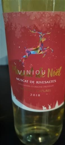 Roussillon Muscat de Rivesaltes Muscat De Noël 2018