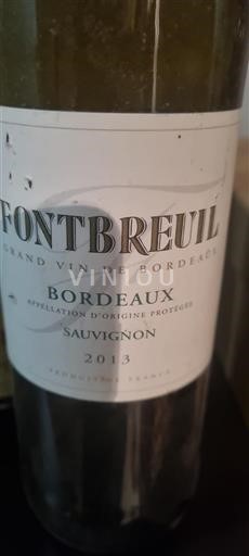 Bordeaux Fontbreuil 2013