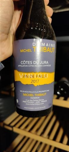 Jura Côtes du Jura Domaine Michel Thibaut Vin de Paille 2017