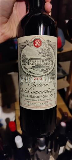 Bordeaux Lalande-de-pomerol Château La Commanderie 2018