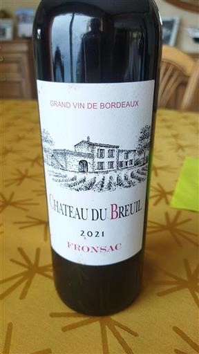 Bordeaux Fronsac Château Breuil 2021