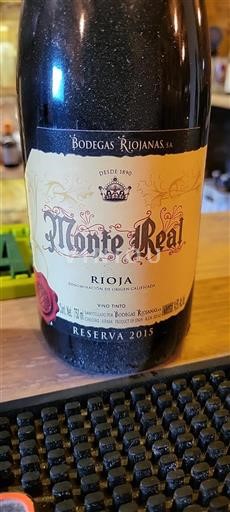 La Rioja rioja Bodegas Riojanas Monte Real 2015