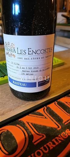 Vallée du Rhône Rasteau Rhoneas Les Encostes 2019