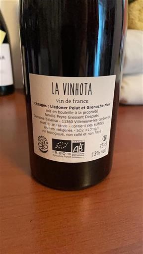 Languedoc og Roussillon Ikke specificeret Domaine Balansa La Vinhota 2023
