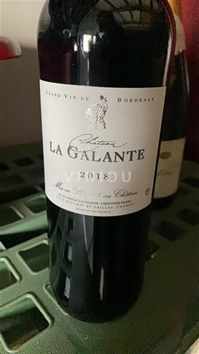 Bordeaux Non specificato Château La Galante 2018
