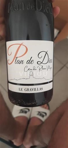 Údolí Rhôny Côtes-du-Rhône-villages Le Gravillas Plan de Dieu 2021