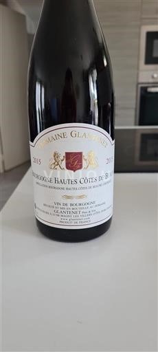 Burgundi Määrittelemätön Domaine Glantenet 2015