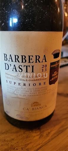 Piedmont Barbera d'Asti Ca' Bianca Superiore 2013