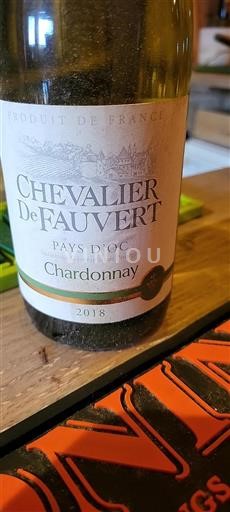 Languedoc-Roussillon Pays d'Oc Chevalier De Fauvert Chardonnay 2018