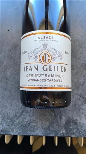 Alsace Jean Geiler Gewurztraminer Vendanges Tardives 2020