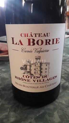 Údolí Rhôny Côtes-du-Rhône-villages Château La Borie Valpierre Neročník