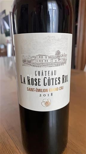 Bordeaux Saint-Émilion Grand Cru Château La Rose Côtes Rol 2018