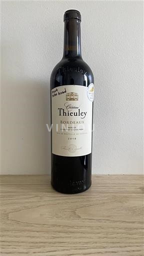 Bordeaux Niet gespecificeerd Château Thieuley 2016