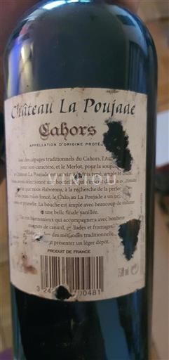 Sydväst Cahors Château La Poujade 2013