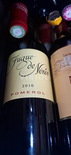 Bordeaux Pomerol Château Nénin Fugue de Nenin 2010