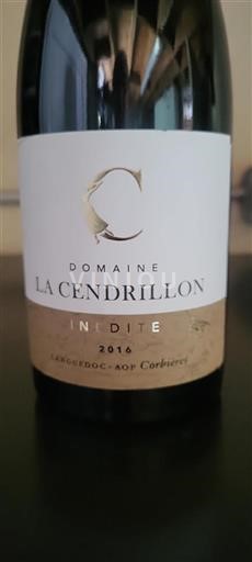 Languedoc Corbières Domaine La Cendrillon Inédite 2016