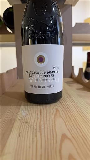 Valle del Ródano Châteauneuf-du-Pape. Pierre Henri Morel Lieu-dit Pignan 2016