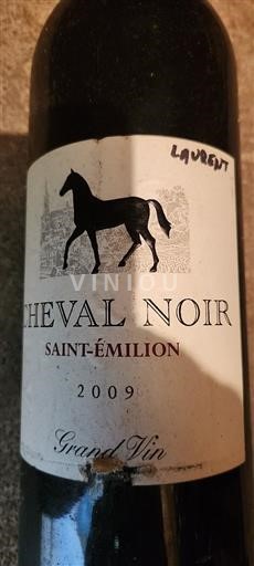 Bordeaux Saint-Émilion Cheval Noir 2009