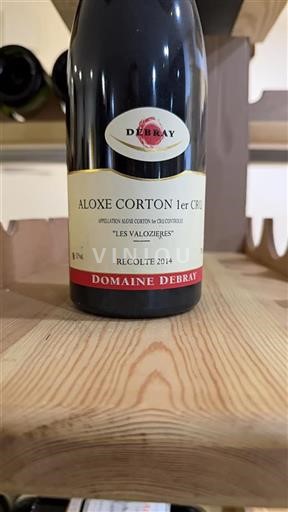 Borgogna Non specificato Premier Cru Domaine Debray Les Valozi%c3%a8res 2014
