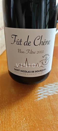Vallée de la Loire Saint-Nicolas-De-Bourgueil Domaine Damien Fût de Chêne 2022