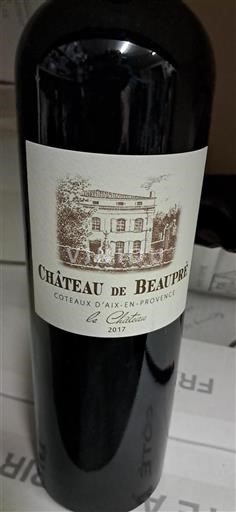 Provence Coteaux d'Aix-en-Provence Château de Beaupré Le Château 2017