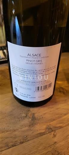 Alsace Cave De Beblenheim Vieilles Vignes 2018