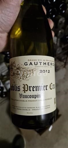 Vin Blanc sec Vaucoupin Domaine Alain Gautheron 2012 France Bourgogne Chablis premier cru Premier Cru