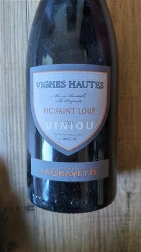 Languedoc Pic-Saint-Loup La Gravette Vignes Hautes 2011