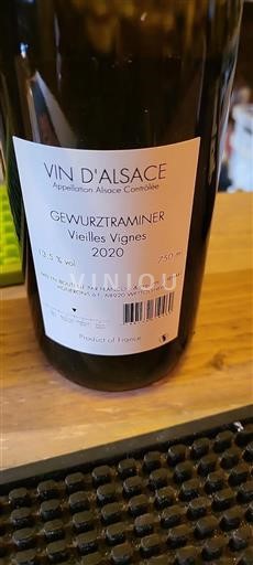 Alzacija Ni doloceno Vieilles Vignes 2020