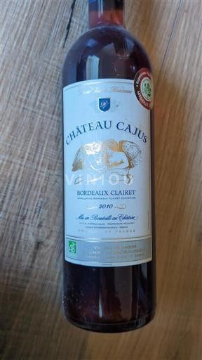 Bordeaux Bordeaux Clairet Château Cajus 2010
