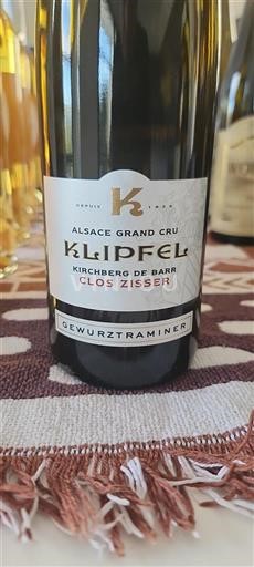 Alsasko Nespecifikováno Grand Cru Klipfel Clos Zisser 2010