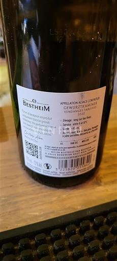 Alsace Not Specified Bestheim Gewurztraminer Vendanges Tardives 2020