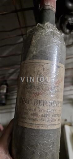 Bordeaux Saint-Julien Grand Cru Château Beychevelle 1974