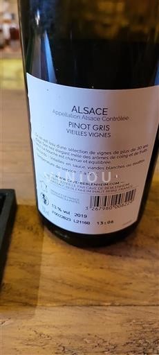 Alsace Cave De Beblenheim Vieilles Vignes 2019