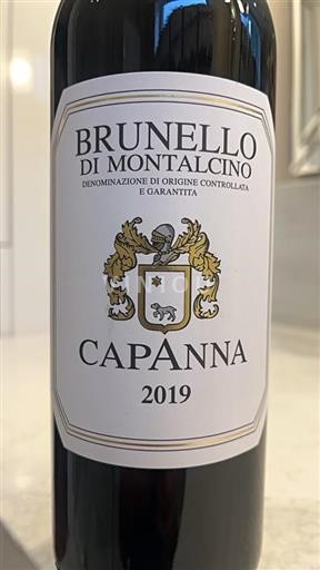 Toscana Brunello di Montalcino Capanna 2019