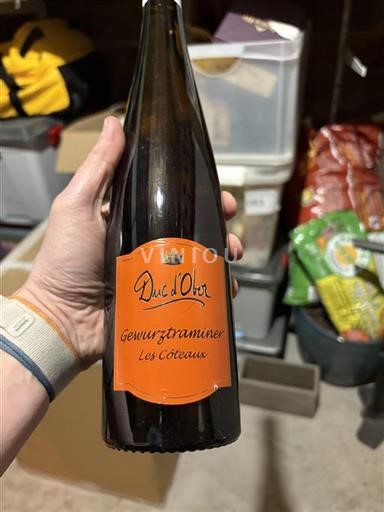 Alsacia Gewurztraminer Duc Ober Les Coteaux Sin añada