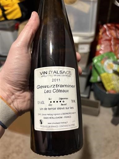 Alsace Unspecified Sylvain Hertzog Les Coteaux 2011