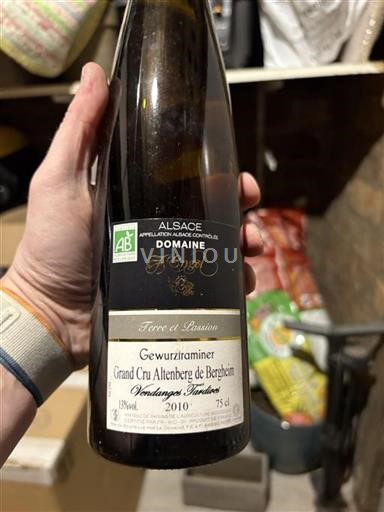 Alsace Unspecified Domaine Engel Terre et Passion 2010